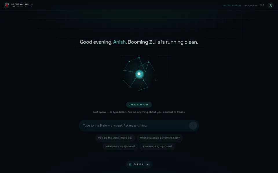 Booming Bulls · internal tool