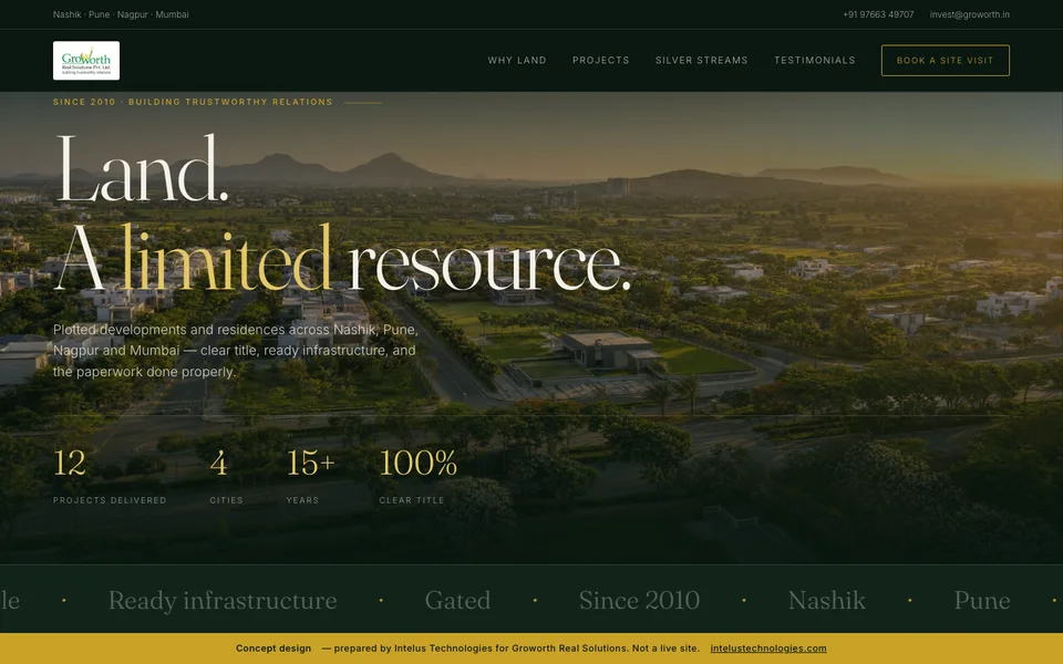 Groworth · UI concept