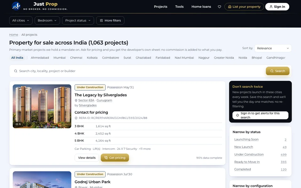 Just Prop · listings